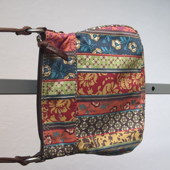 Fossil Multi-Colored Fabric Print Crossbody Bag - Picture 3 of 5